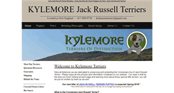 Desktop Screenshot of kylemoreterriers.com