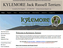 Tablet Screenshot of kylemoreterriers.com